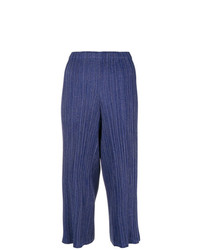 Синие брюки-кюлоты от Issey Miyake Vintage