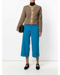 Синие брюки-кюлоты от Marni