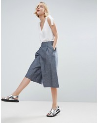 Синие брюки-кюлоты от Asos