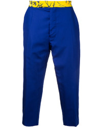 Мужские синие брюки с принтом от Haider Ackermann