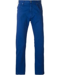 Синие брюки чинос от Armani Jeans