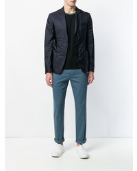 Синие брюки чинос от Prada