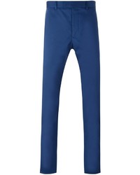 Синие брюки чинос от Christian Dior