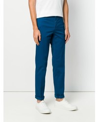 Синие брюки чинос от Prada