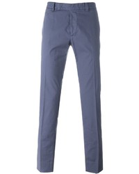 Синие брюки чинос от Fendi