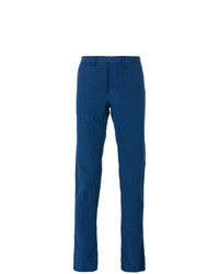 Синие брюки чинос от Incotex