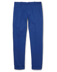 Синие брюки чинос от Jil Sander