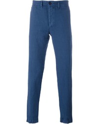 Синие брюки чинос от Massimo Alba