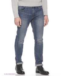 Синие брюки чинос от Oodji