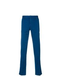 Синие брюки чинос от Prada