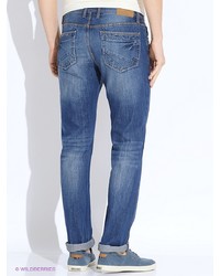 Синие брюки чинос от Sela