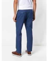 Синие брюки чинос от Pt01
