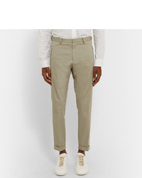 Синие брюки чинос от Jil Sander