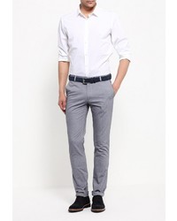 Синие брюки чинос от Topman