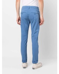 Синие брюки чинос от Dondup
