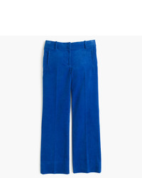Синие вельветовые брюки