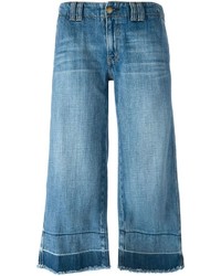Синие джинсовые брюки-кюлоты от Current/Elliott