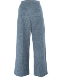 Синие джинсовые брюки-кюлоты от Isa Arfen