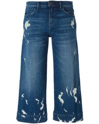 Синие джинсовые брюки-кюлоты от J Brand