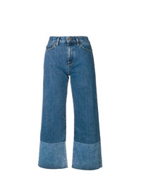 Синие джинсовые брюки-кюлоты от Simon Miller