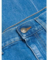 Синие джинсовые брюки-кюлоты от Gucci