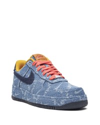 Мужские синие джинсовые низкие кеды от Nike