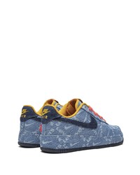 Мужские синие джинсовые низкие кеды от Nike