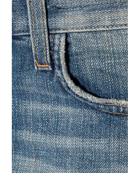 Женские синие джинсовые рваные шорты от Current/Elliott