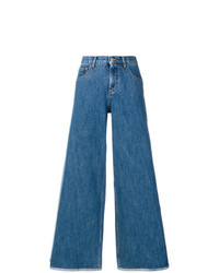 Синие джинсовые широкие брюки от Andrea Ya'aqov