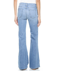 Синие джинсовые широкие брюки от Current/Elliott