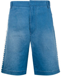 Мужские синие джинсовые шорты с вышивкой от Stella McCartney