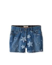 Синие джинсовые шорты со звездами