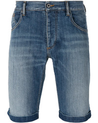 Мужские синие джинсовые шорты от Armani Jeans