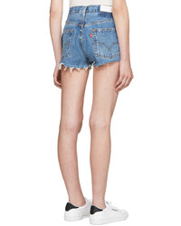 Женские синие джинсовые шорты от RE/DONE