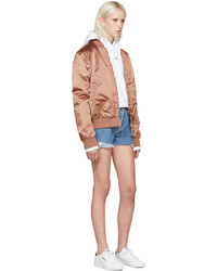 Женские синие джинсовые шорты от RE/DONE