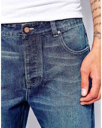 Мужские синие джинсовые шорты от Asos