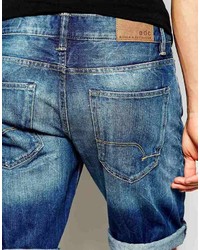 Мужские синие джинсовые шорты от Esprit