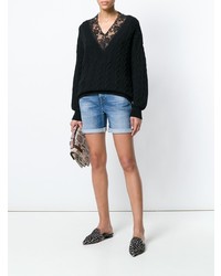 Женские синие джинсовые шорты от Jacob Cohen