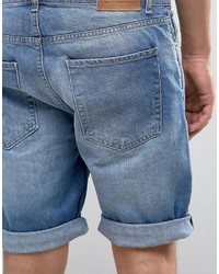 Мужские синие джинсовые шорты от Selected