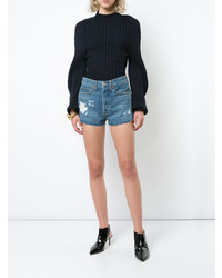 Женские синие джинсовые шорты от RE/DONE