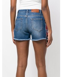 Женские синие джинсовые шорты от Ermanno Scervino