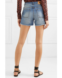 Женские синие джинсовые шорты от ALEXACHUNG