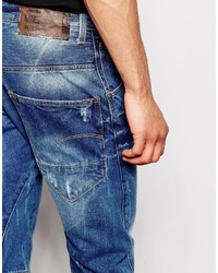 Мужские синие джинсовые шорты от G Star