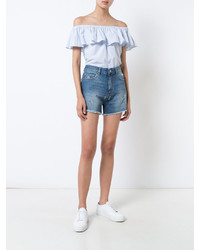 Женские синие джинсовые шорты от Anine Bing