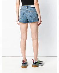 Женские синие джинсовые шорты от RE/DONE