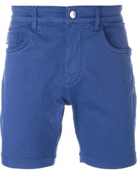Мужские синие джинсовые шорты от Love Moschino