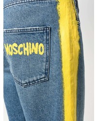 Мужские синие джинсовые шорты от Moschino