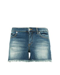 Женские синие джинсовые шорты от Versace Collection