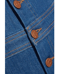 Синие джинсовые штаны-комбинезон от MiH Jeans