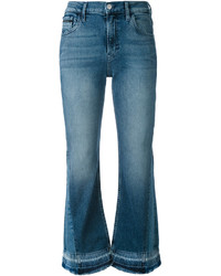 Женские синие джинсы c бахромой от CK Calvin Klein